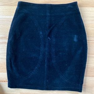 Versus Versace velvet black skirt. Size 4
